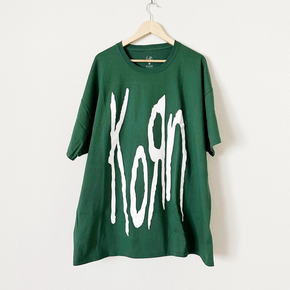 NEW Korn Green Graphic T-shirt - Picture 6 of 6
